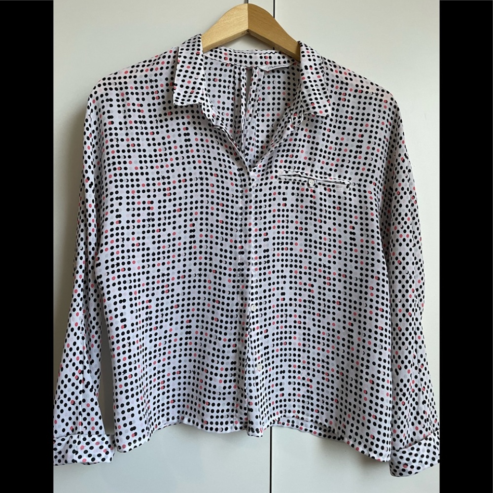 Printed multicolour blouse